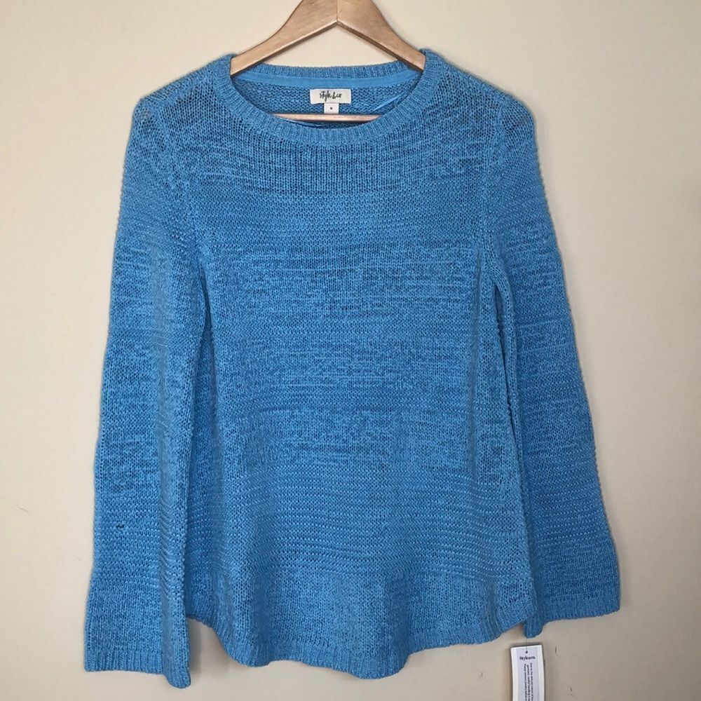 Style & Co Bright Skies Sweater Top